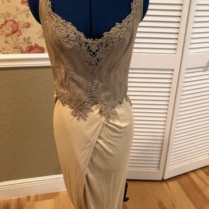 Rare La Perla 2pc skirt and suede bustier